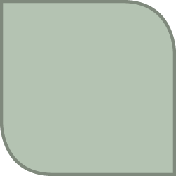 Single leaf, muted green colour